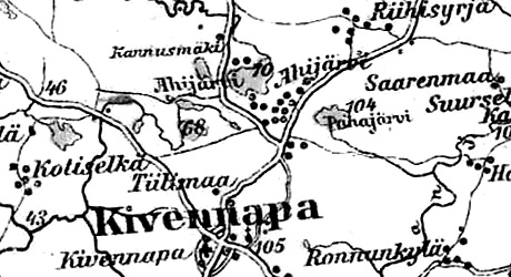 Карта Кивеннапа Карта Кивеннапа.